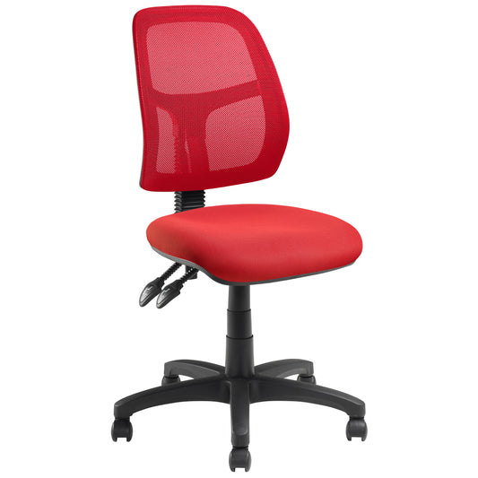 Jet II Mesh Medium Back, Semi-Ergonomic Office Chair__red