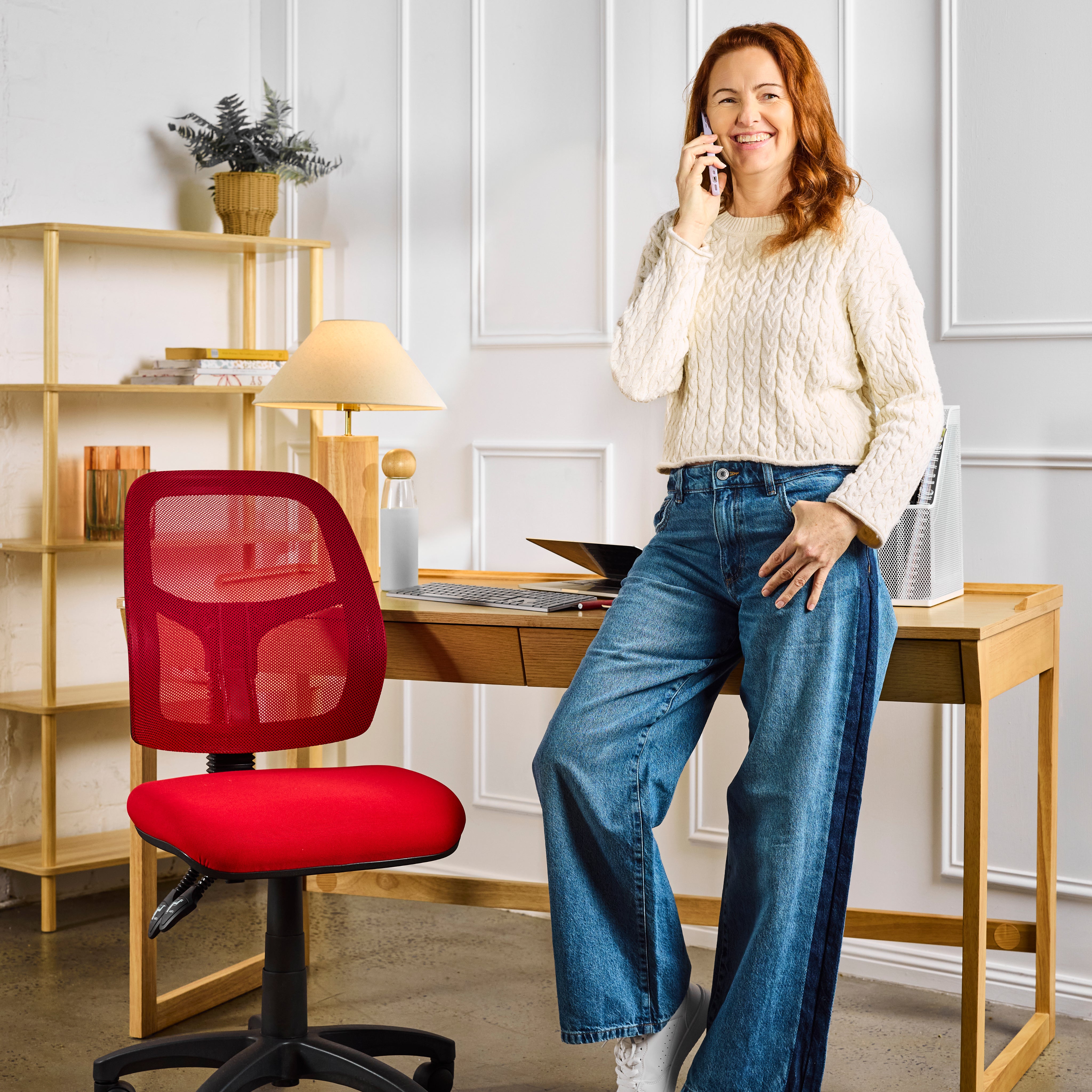 Pago office chair in a studio